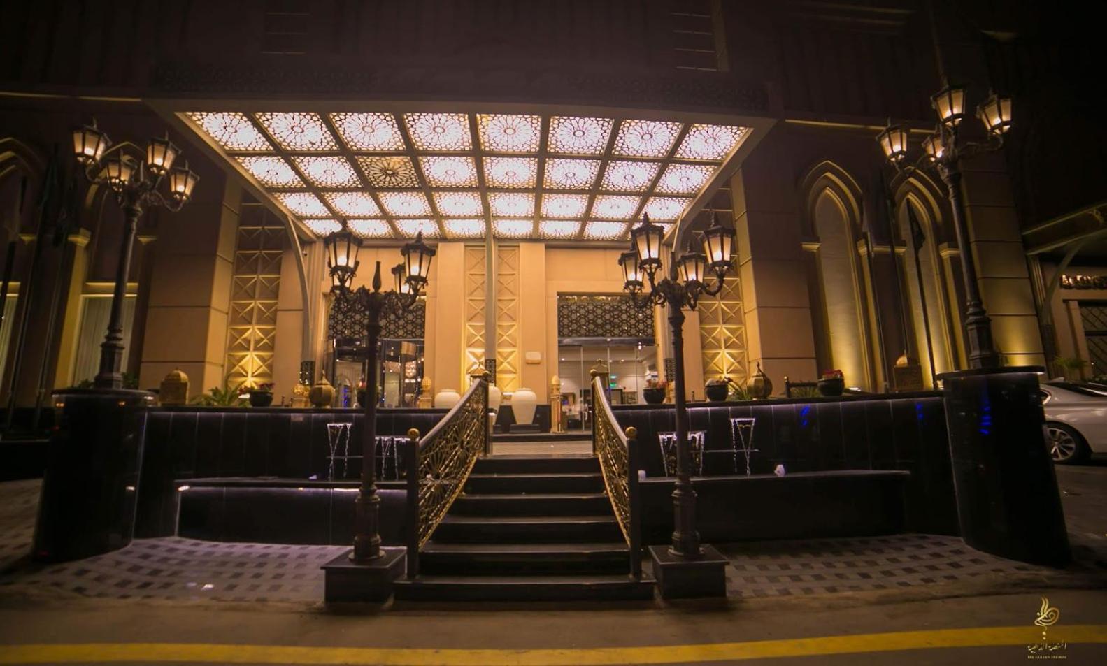 Casablanca Grand Hotel Jidá Exterior foto The entrance of the hotel